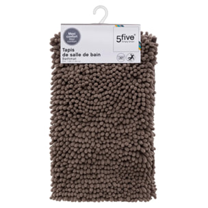 Tapis de bain 50x80 cm Taupe Colorama