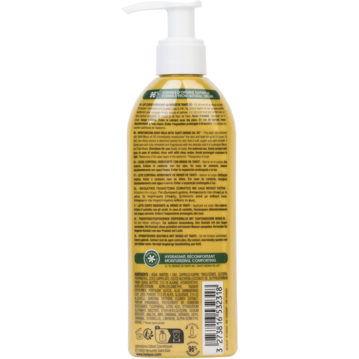 Lait Hydratant Corps  - Au Monoï de Tahiti AO 250 ml