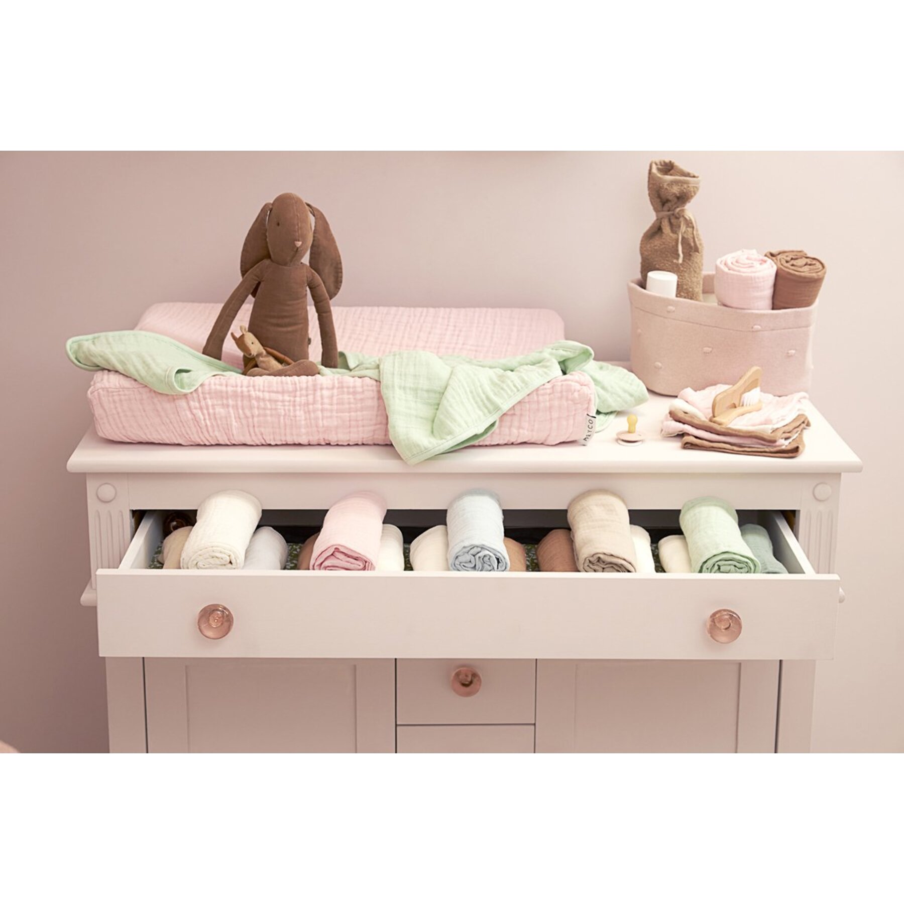 Muselina Lavada Med Pack De 3 Me-Uni