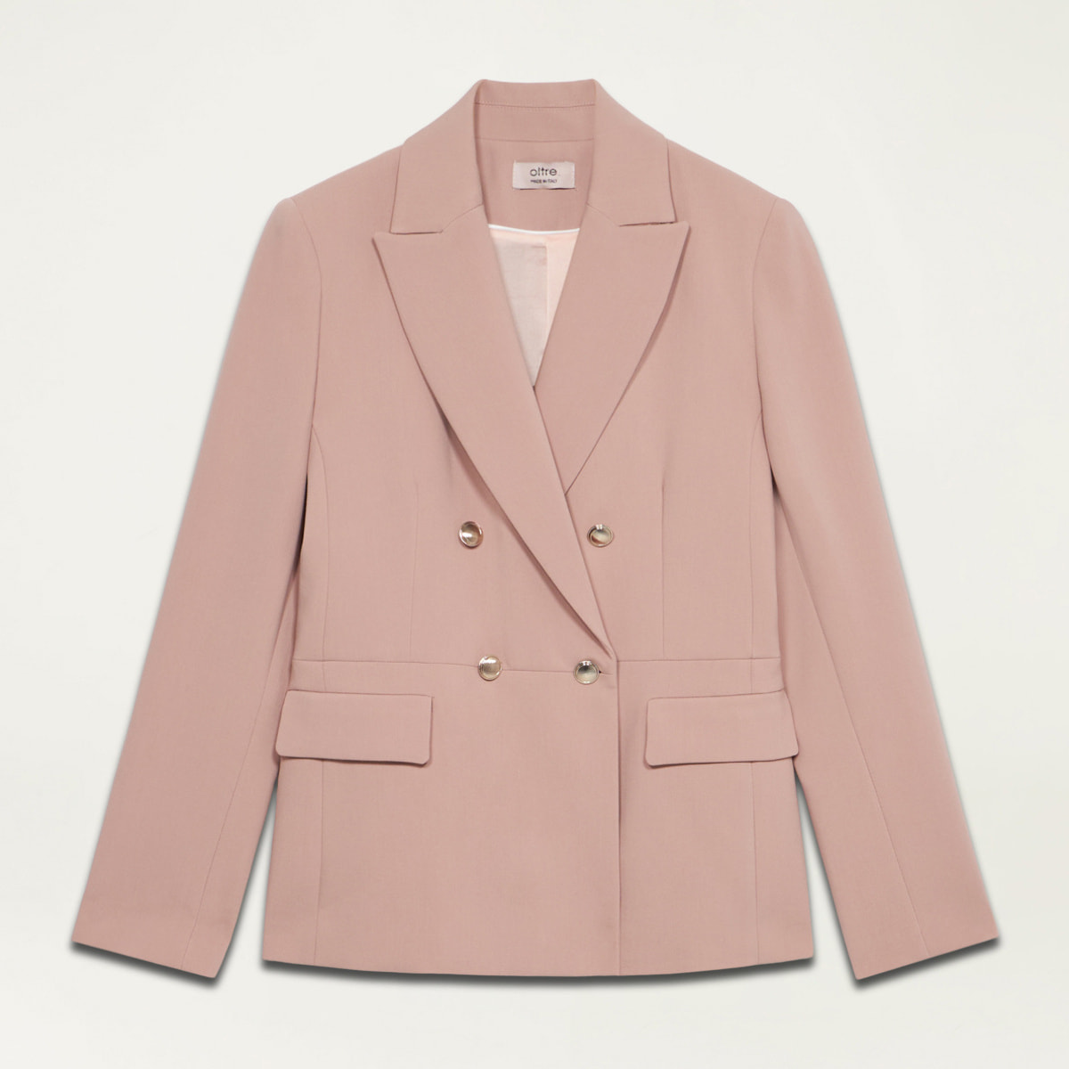 Oltre - Chaqueta blazer de doble abotonadura - Rosa