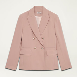Oltre - Chaqueta blazer de doble abotonadura - Rosa