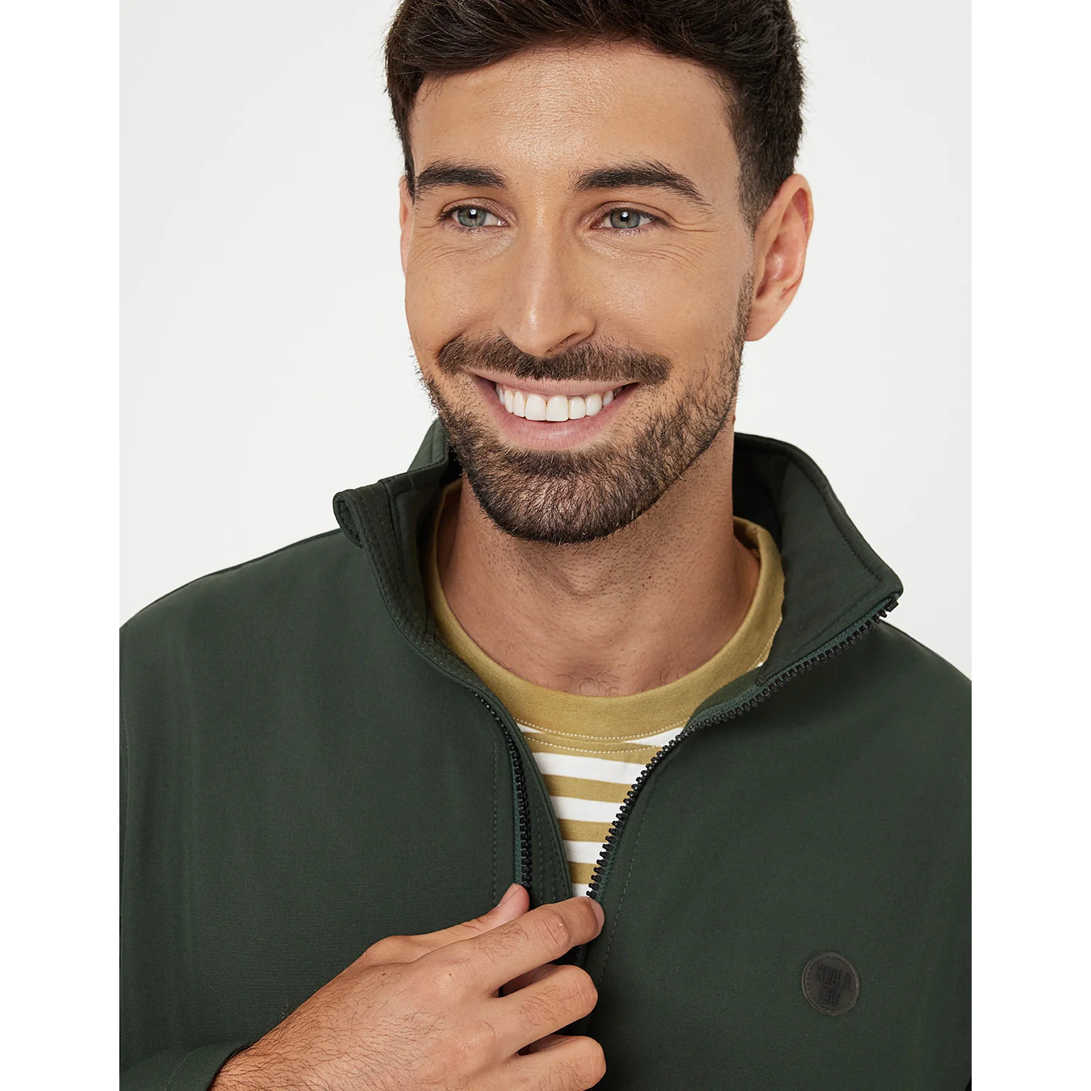 Chaqueta Cremallera Verde - North