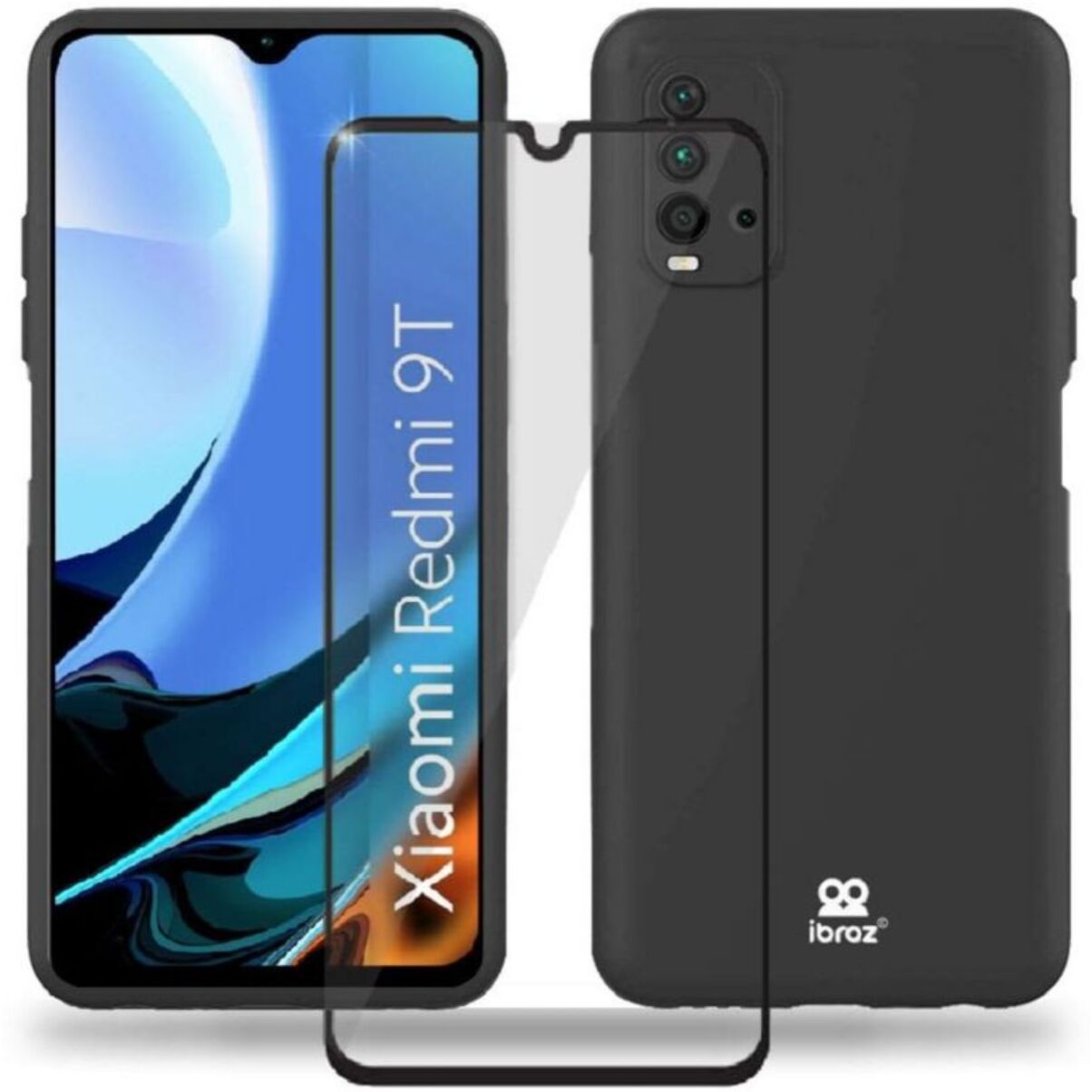 Coque IBROZ Xiaomi Redmi 9T Coque noir