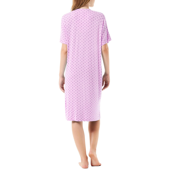 Camisón corto rosa