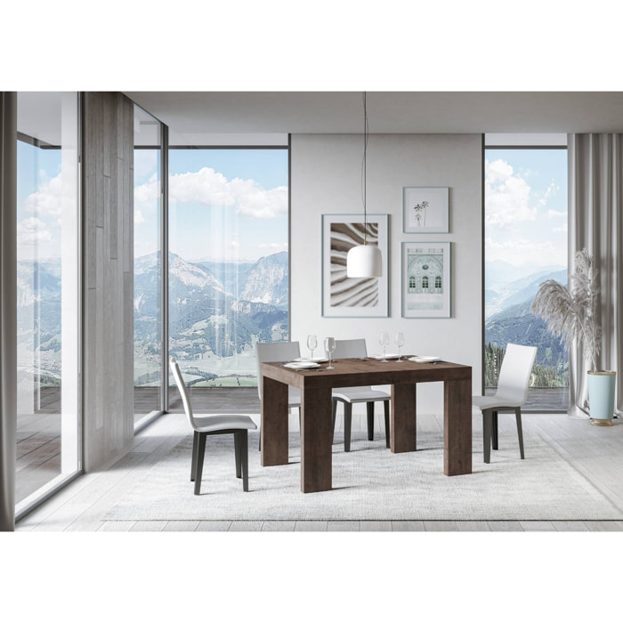 Tavolo allungabile 90x140/400 cm Roxell noce