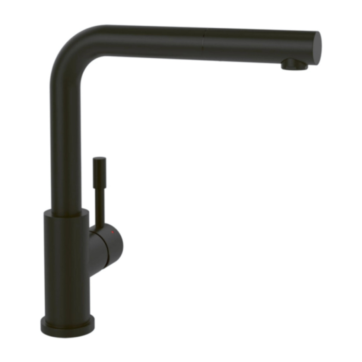 Robinet de cuisine avec douchette VILLEROY & BOCH Steel Shower Noir mat