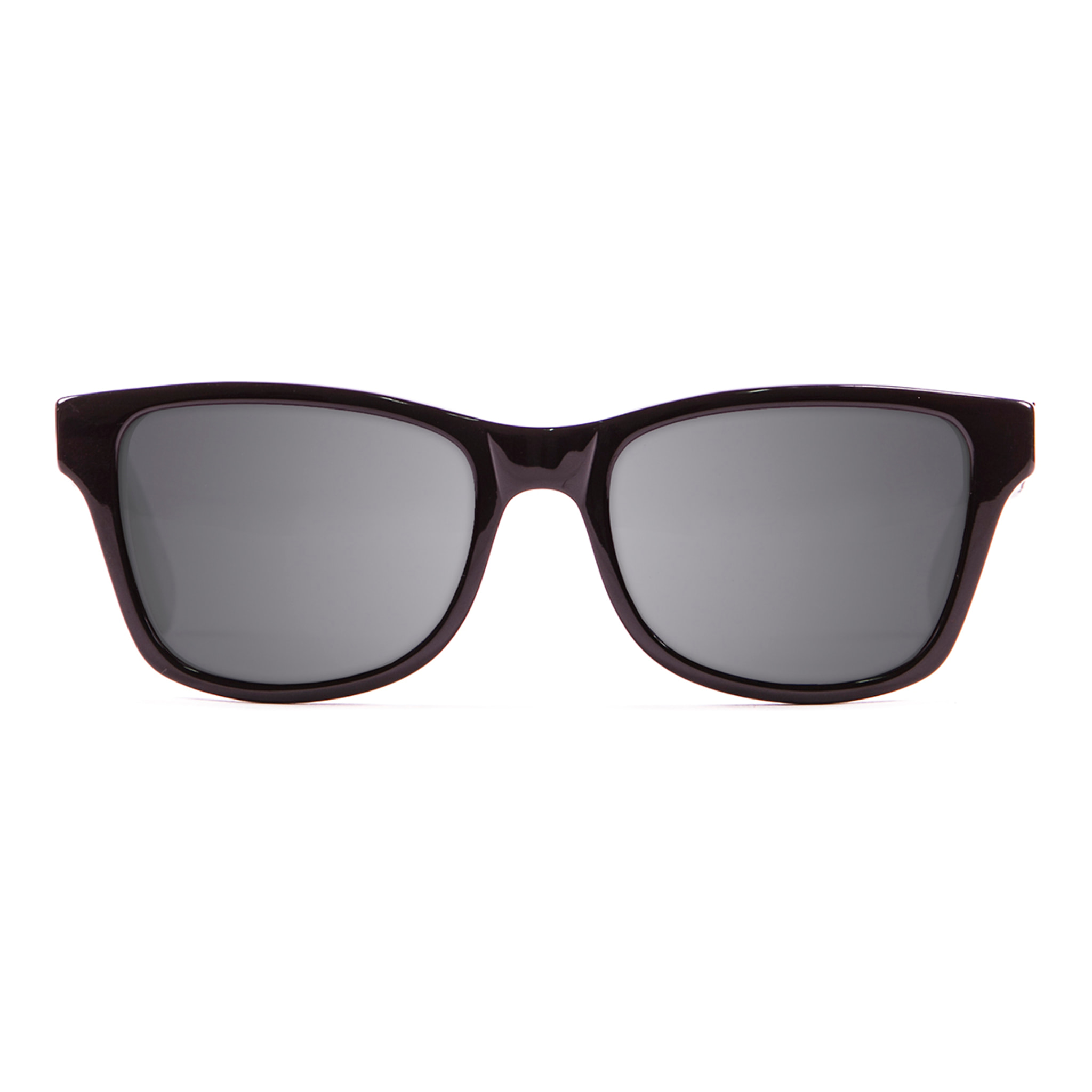 Gafas de sol KAU LONDON - De acetato negro brillante y madera de nudos de olmo / Ahumada