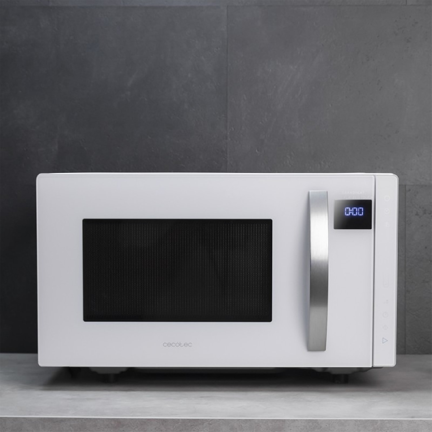 Microondas sin plato GrandHeat 2300 Flatbed Touch White. Capacidad 23 litros, Po