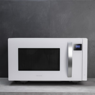 Microondas sin plato GrandHeat 2300 Flatbed Touch White. Capacidad 23 litros, Po