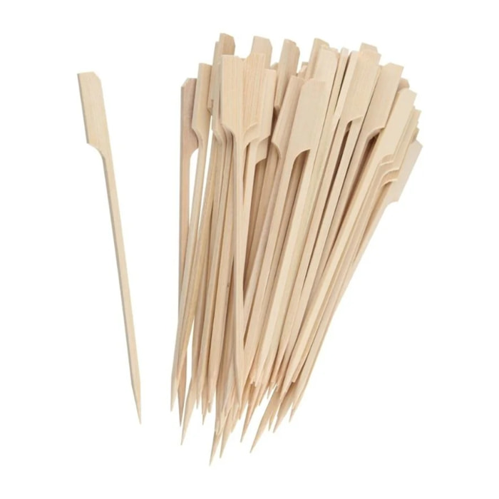 Lot de 50 piques à brochettes 15 cm en bambou FSC Fackelmann Basic