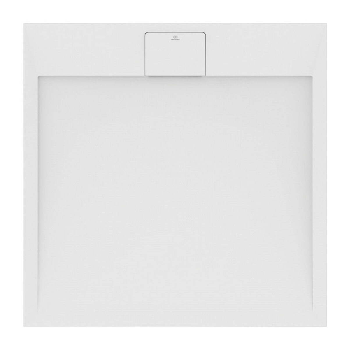 Receveur de douche antidérapant Ultra Flat S I.Life recoupable avec bonde longueur 90 x 90