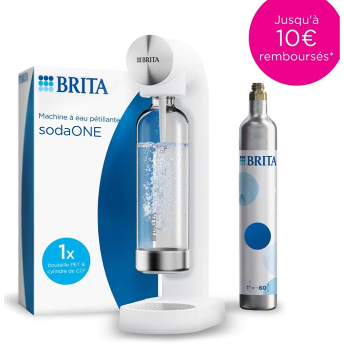 Machine à soda BRITA sodaone blanche