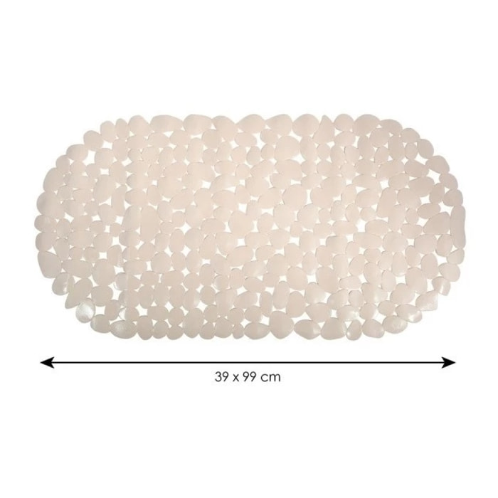 Tapis Fond de baignoire PVC GALETS Beige MSV
