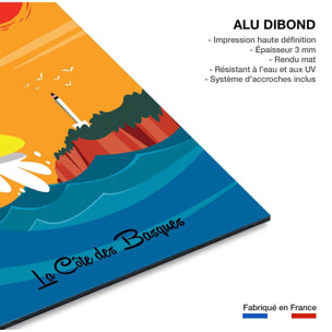 Tableau surf à biarritz Tableau alu Dibond