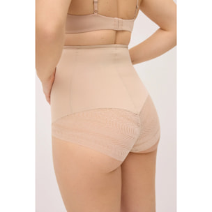 Slip vita alta adattabile Beige