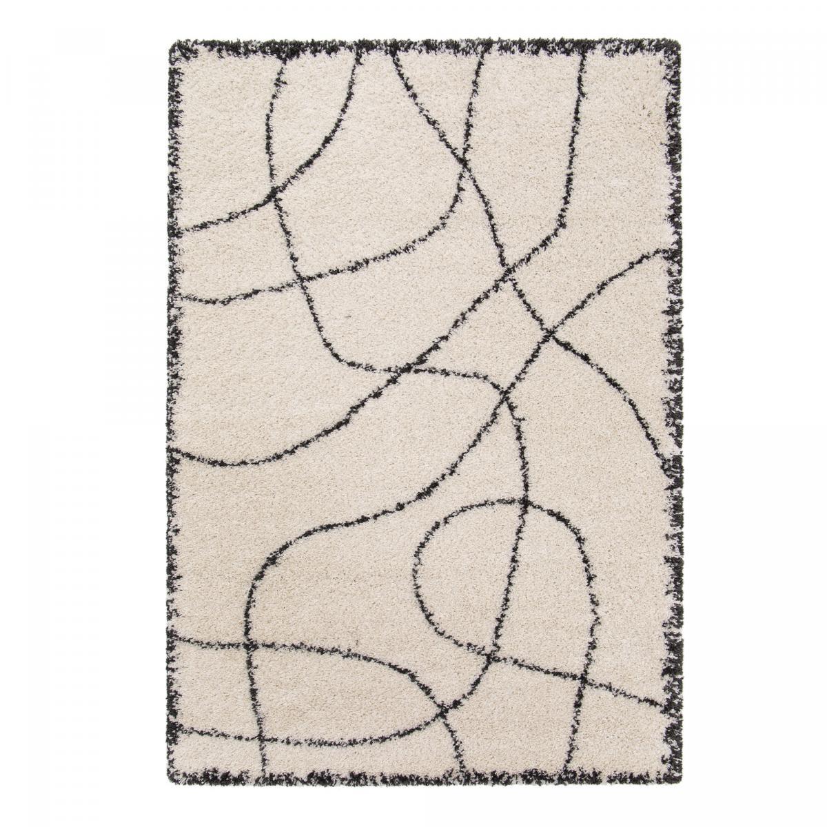 Tapis shaggy tissé motif berbère VAJI