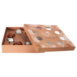 Bougie Parfumee X8 Coffret Pampa