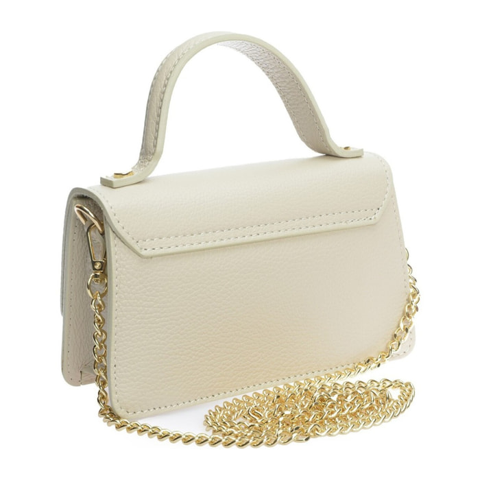 Borsa a spalla Anna Luchini Beige