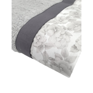 Set Spugna PRIMULA 5 Pezzi: 2 Viso+2 Ospite + 1 Telo Bagno - 450 gr/m² - Grigio - Puro Cotone