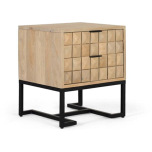 TABLE DE CHEVET - BANC DE PIED DE LIT 50x45x40