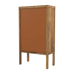 Armoire en cannage et bois de manguier et cannage - Tiki