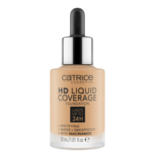Hd Liquid Coverage Foundation - Fond de Teint Liquide Haute Couvrance 30ml