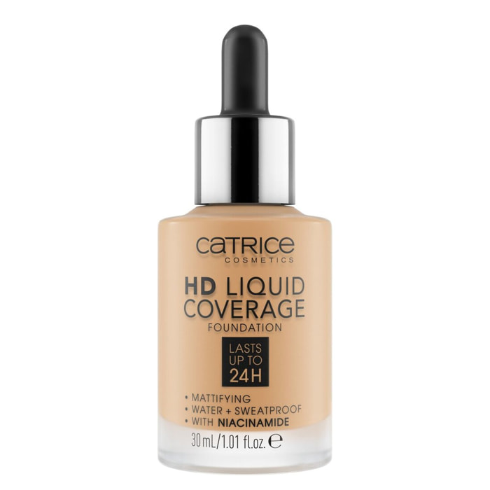 Hd Liquid Coverage Foundation - Fond de Teint Liquide Haute Couvrance 30ml