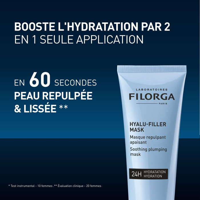 Hyalu-Filler Mask - Masque Visage Repulpant Apaisant 75 ml