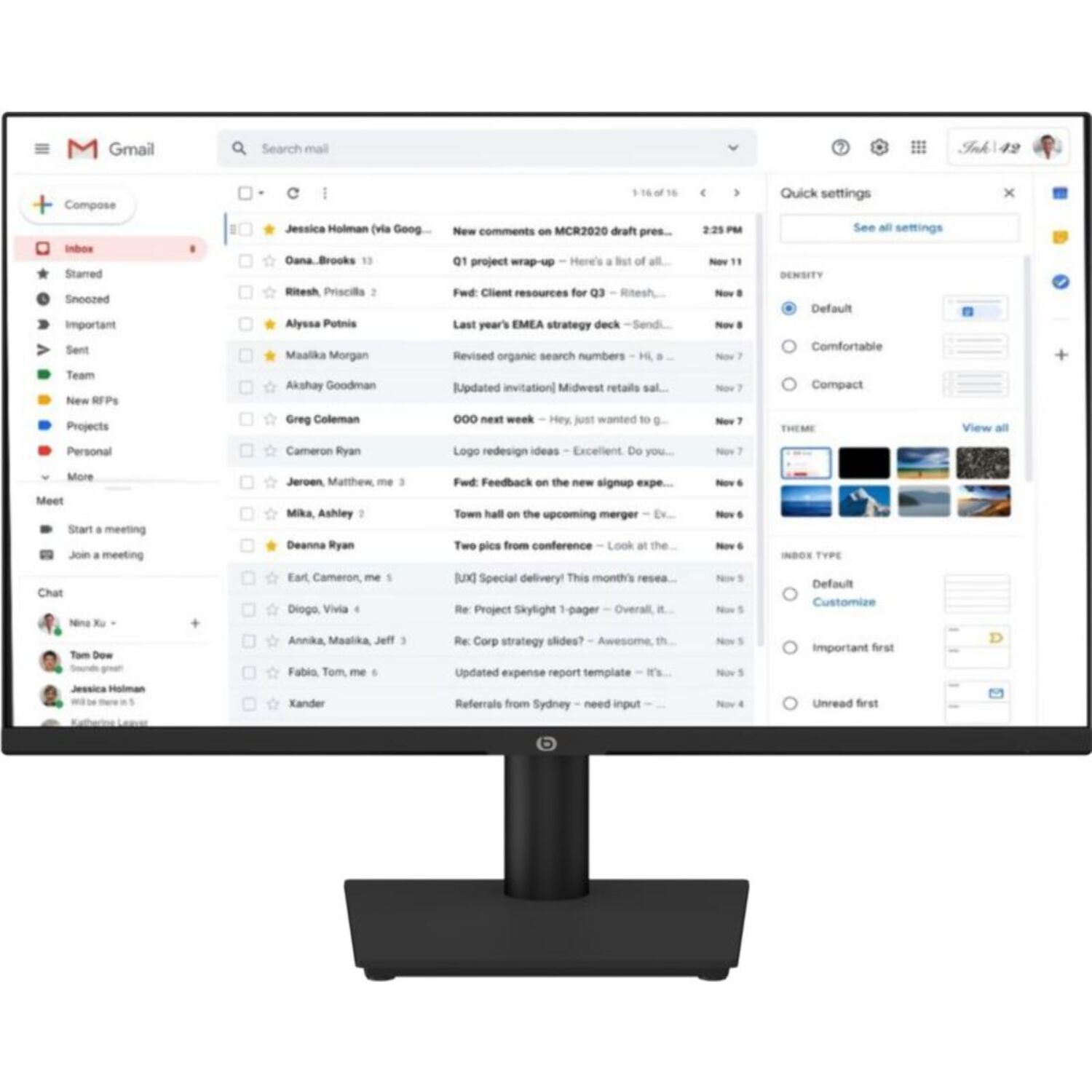 Ecran PC ESSENTIELB Pixel view Plat 24'' VA 2025