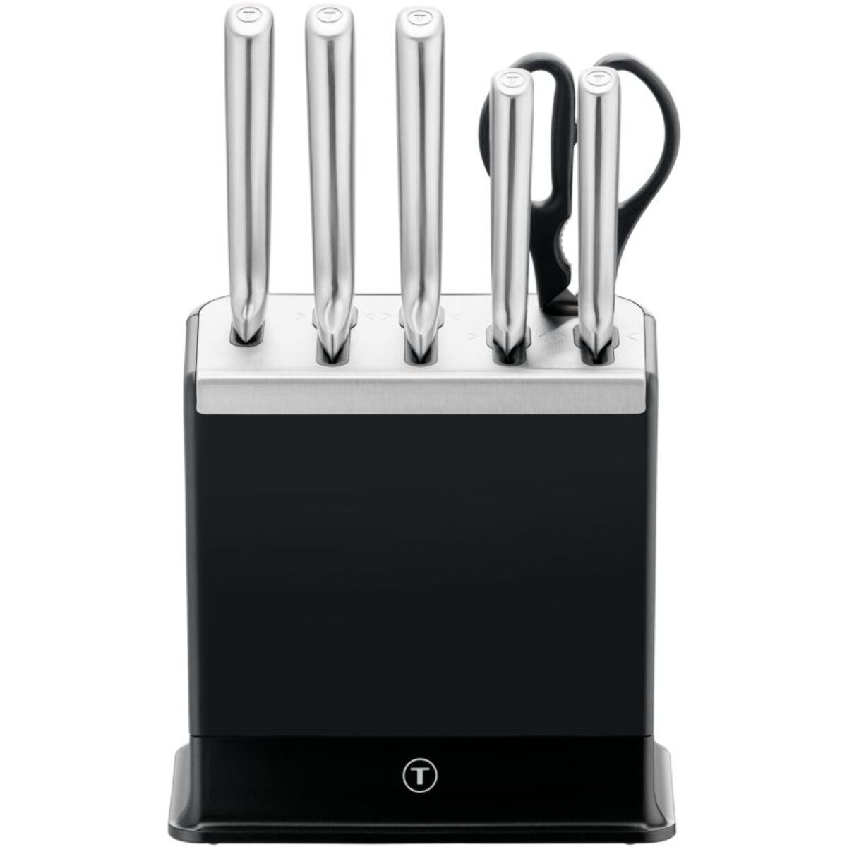 Bloc couteaux TEFAL Eversharp Pro inox 5pcs + ciseaux