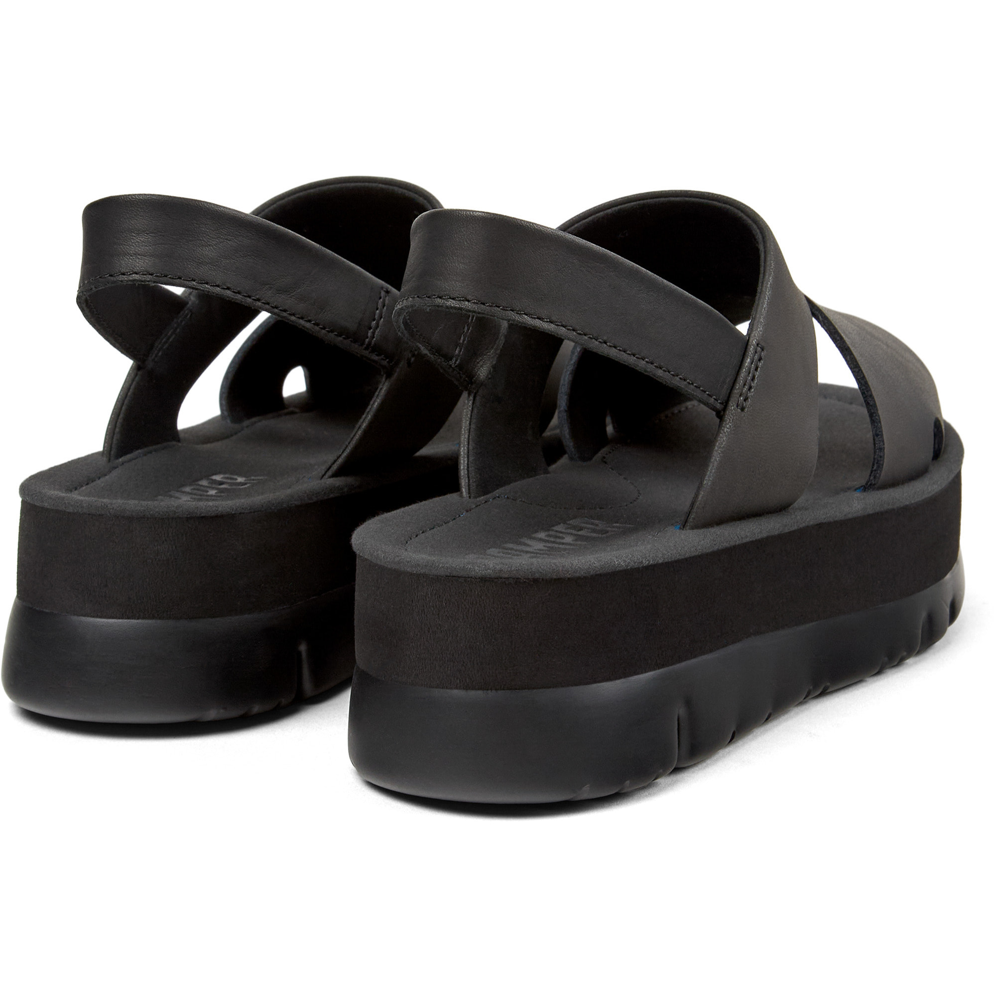 CAMPER Oruga Up -Sandalias Mujer Negro