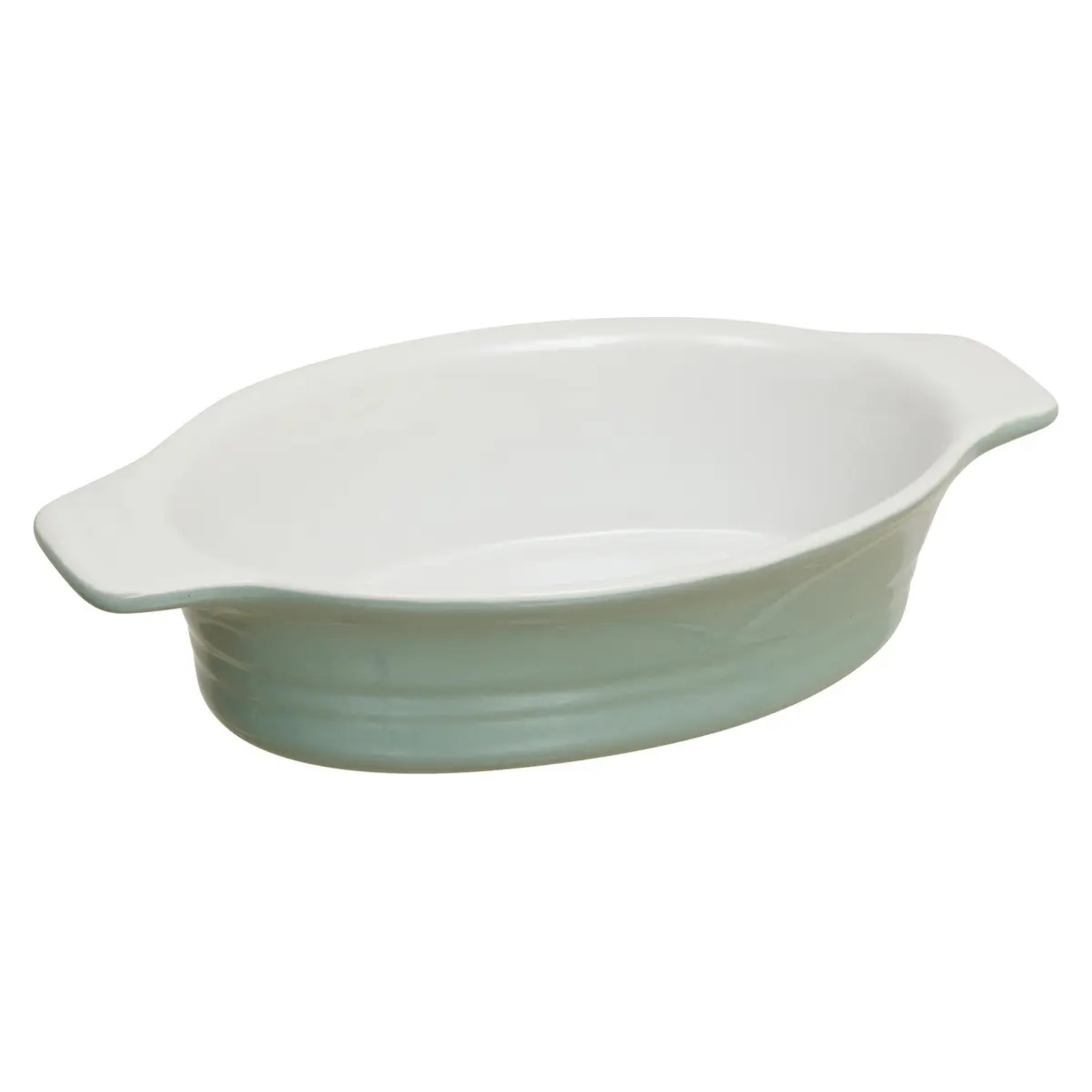 Plat oval rectangulaire  22x11.5x5cm faïence