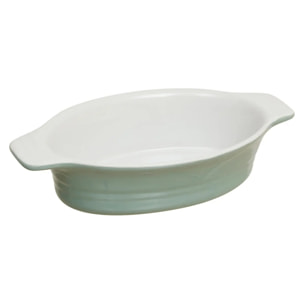 Plat oval rectangulaire  22x11.5x5cm faïence
