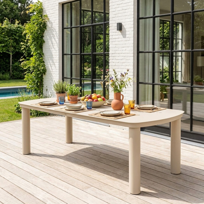 Table de jardin aluminium 10 places  ZARO