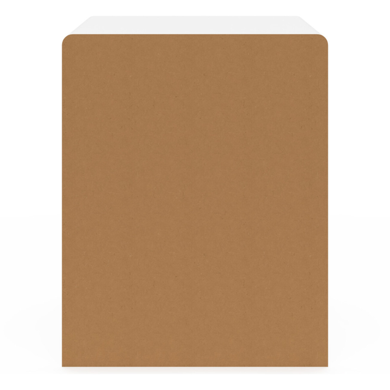 Tables de chevet organiques blanches - lot de 2