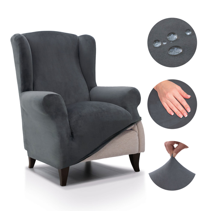 Funda TERCIOPELO ANTIMANCHAS Multi elástica para OREJERO modelo VERONICA