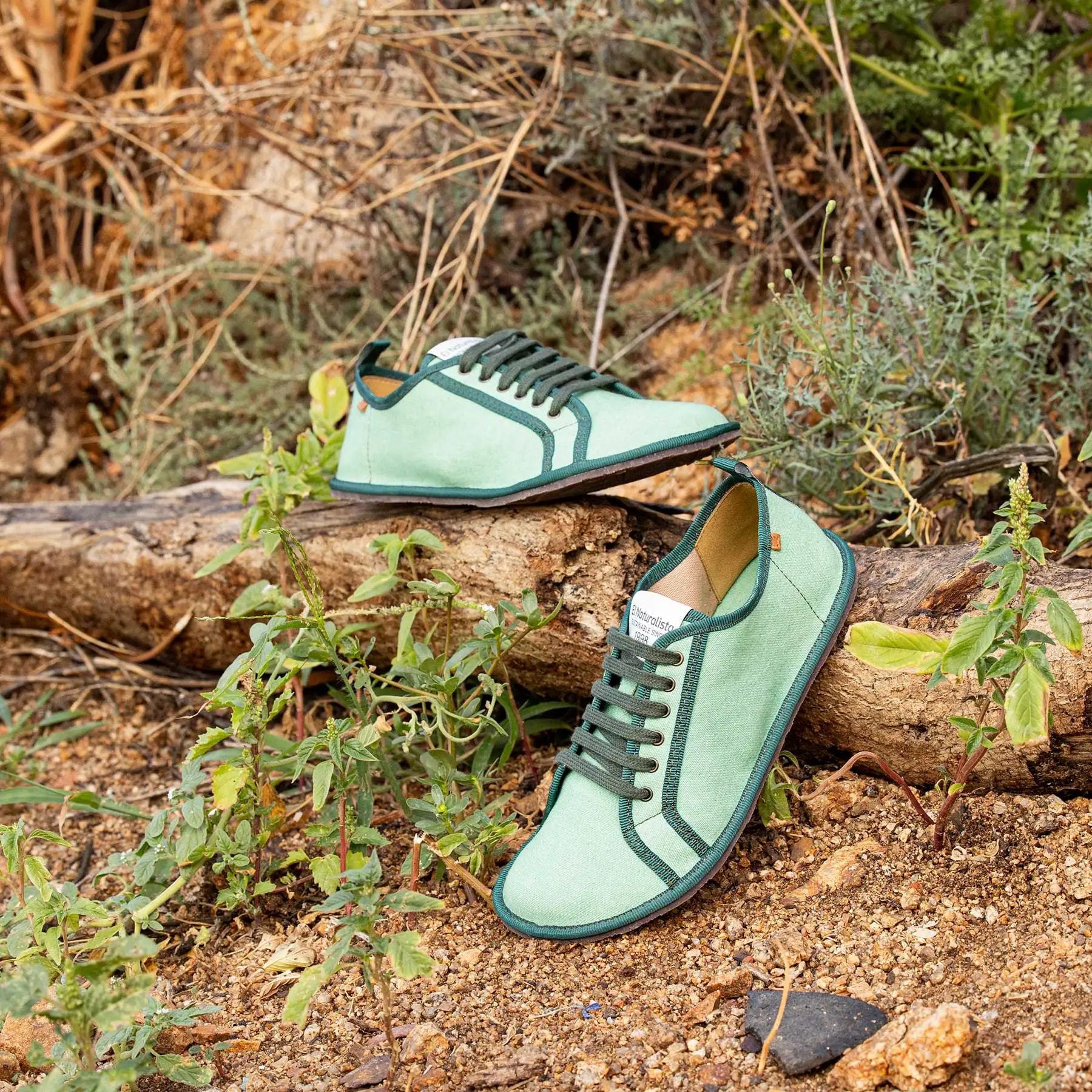 Zapatos N5674T RECYCLED COTTON FOLIAGE/ BARE color Foliage