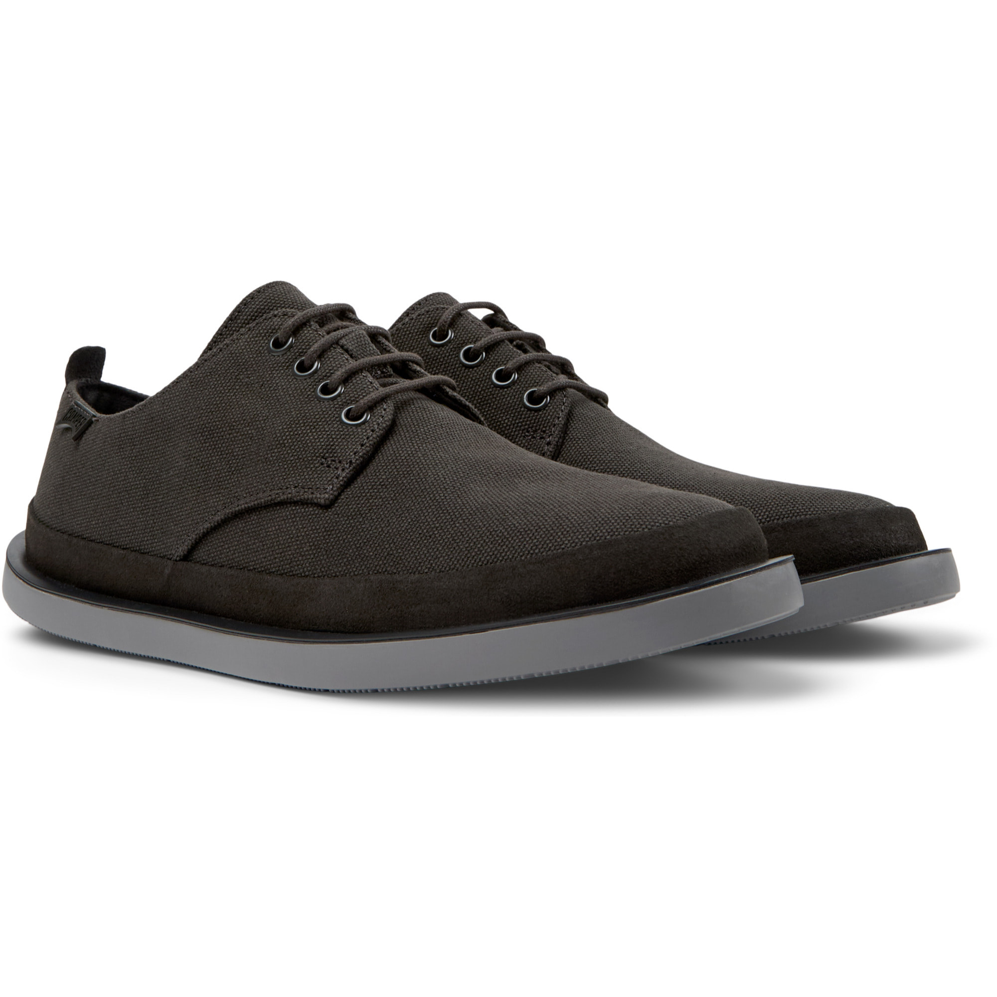 Zapatos de cordones - CAMPER Wagon - Gris - Tejido natural