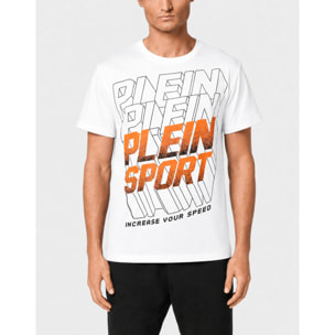 PLEIN SPORT Camiseta de cuello redondo y manga corta PS