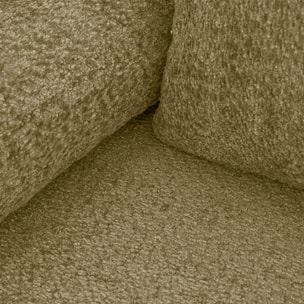 Canapé convertible 3 places en tissu bouclé - LARIA
