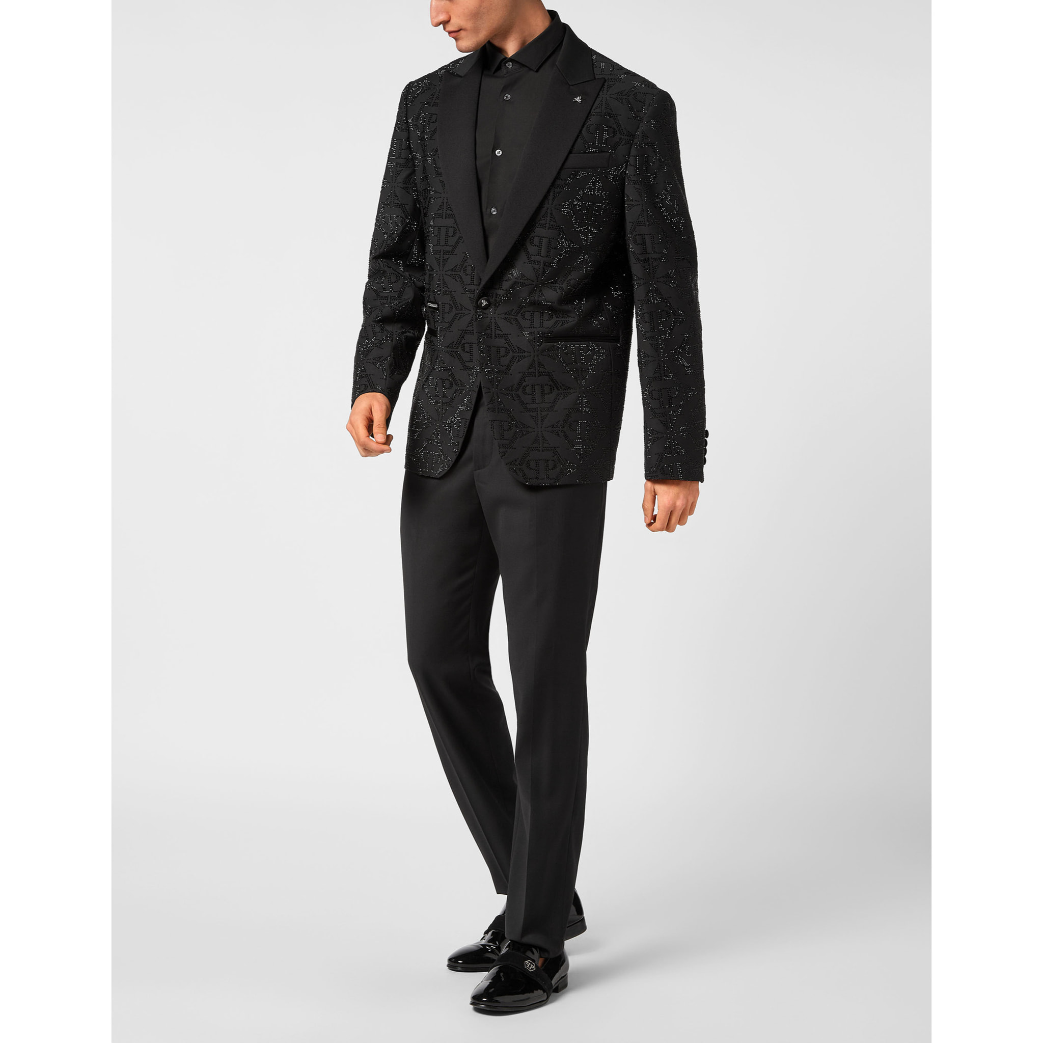 PHILIPP PLEIN One-Button Blazer Slim Fit HEXAGON