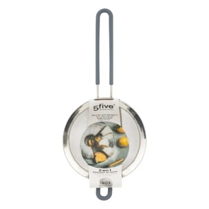 Passoire tamis inox/siliconne 13cm