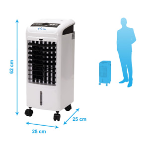 Condizionatore d'aria evaporativo 75W a 3 velocità e 4L