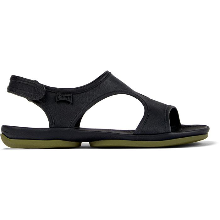 Sandalias - CAMPER Right Nina - Negro - Cuero liso