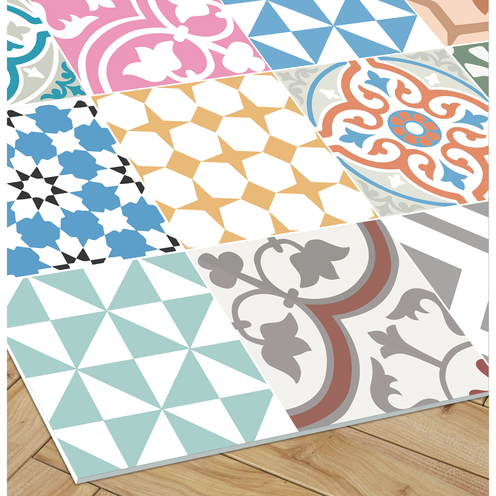 Alfombras vinílicas de Ceramiko - Collage Alegría