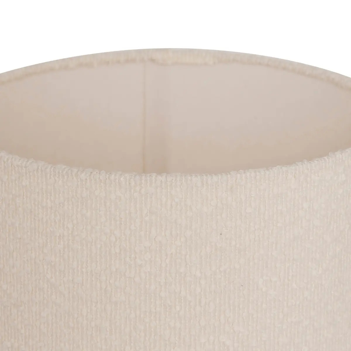 Lampadaire droit secteur Solal blanc H124cm