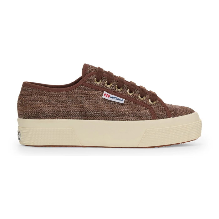 Superga - Scarpe da donna Donna Marrone - 2740 PLATFORM RAFFIA