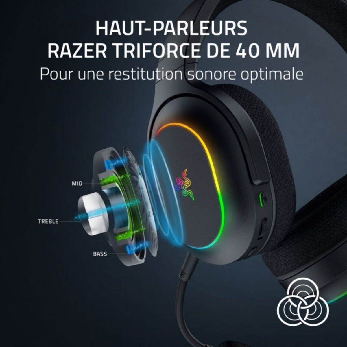 Casque gamer RAZER Barracuda X Chroma