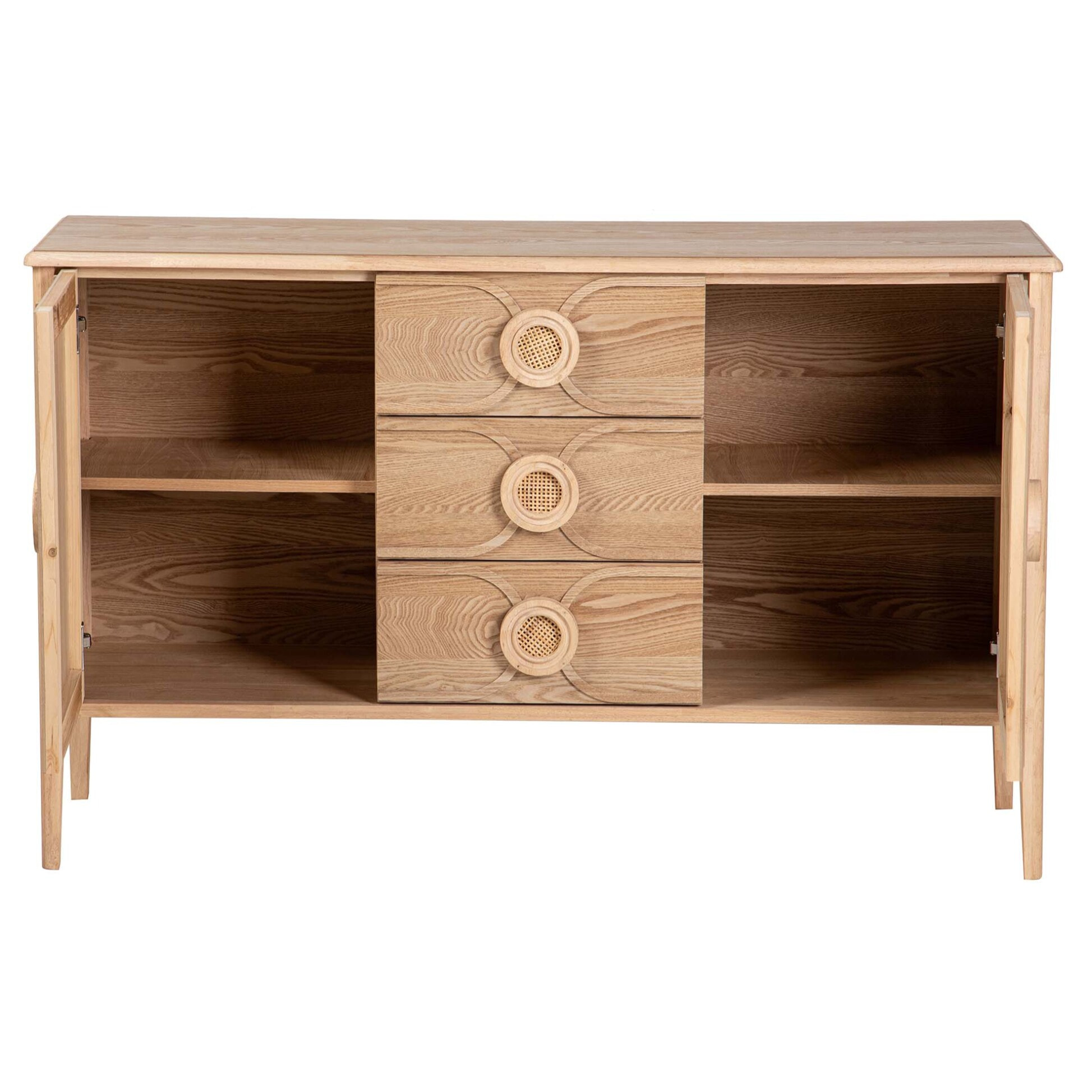 Aparador Mdf Marron 130x38x80 Cm