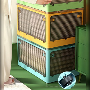 Set de 2 cajas de almacenamiento plegable multifuncional (40lx2)